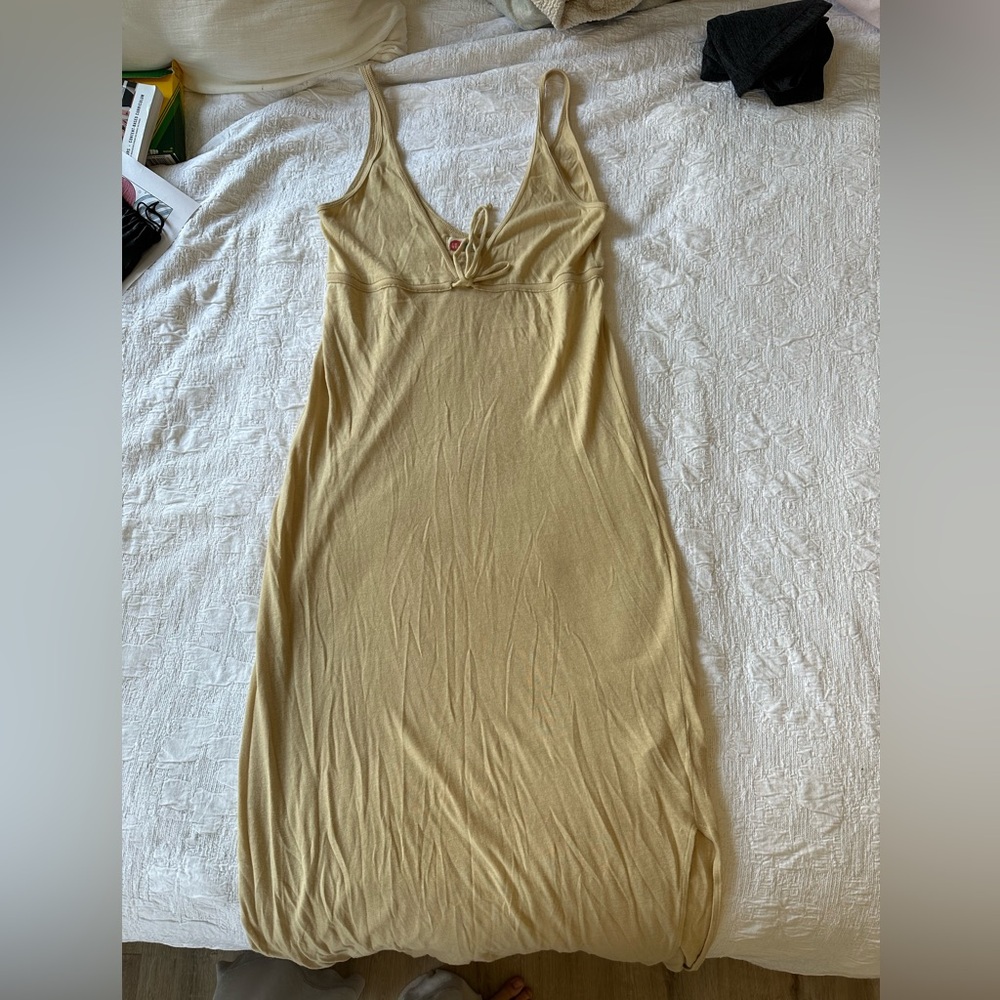 Free People Low Cut Maxi Dress